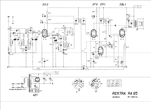 Rektra RA95; Rektra, Radioelektra (ID = 44053) Radio