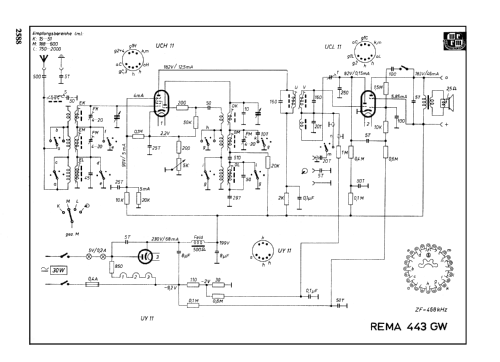 443GW; REMA, Fabrik für (ID = 56295) Radio