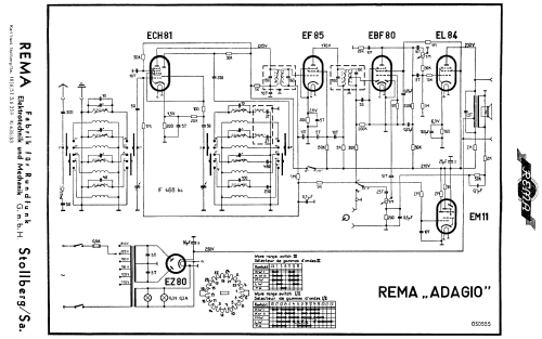 Adagio ; REMA, Fabrik für (ID = 1974048) Radio