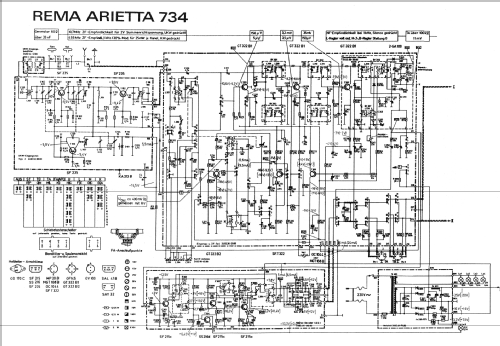 Arietta 734; REMA, Fabrik für (ID = 129828) Radio