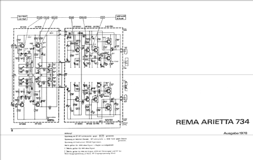 Arietta 734; REMA, Fabrik für (ID = 129829) Radio