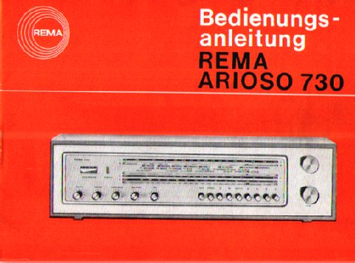 Arioso 730; REMA, Fabrik für (ID = 2665542) Radio