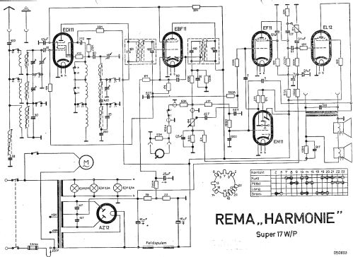 Harmonie 17WP; REMA, Fabrik für (ID = 601813) Radio