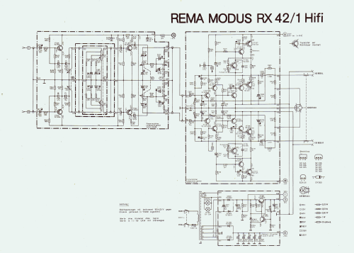 HiFi-Receiver Modus RX42/1; REMA, Fabrik für (ID = 2100716) Radio