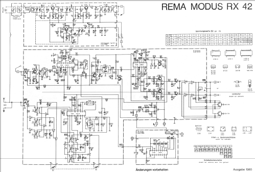 Modus RX42; REMA, Fabrik für (ID = 129830) Radio