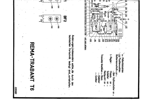 Trabant T6; REMA, Fabrik für (ID = 1551291) Radio