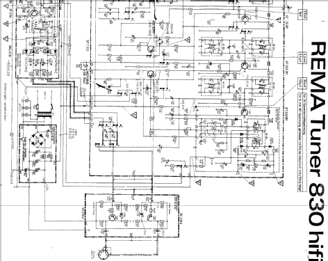 Tuner 830; REMA, Fabrik für (ID = 154877) Radio