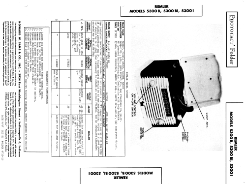 5300BI ; Remler Co. Ltd.; San (ID = 881815) Radio