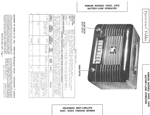 5400 'Scottie' ; Remler Co. Ltd.; San (ID = 1390650) Radio