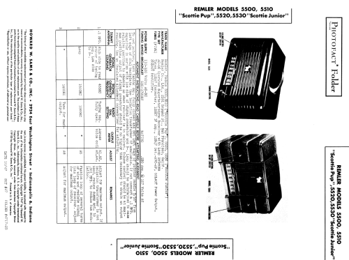 5500 'Scottie Pup' ; Remler Co. Ltd.; San (ID = 910134) Radio