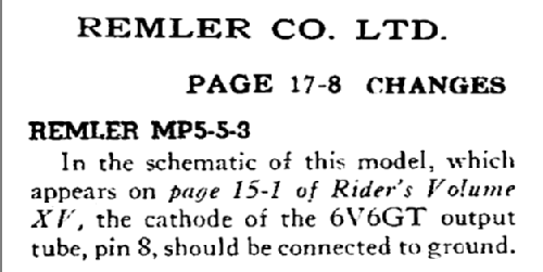 Scottie MP5-5-3; Remler Co. Ltd.; San (ID = 413559) Radio