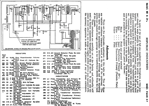 Jr ; Republic Industries (ID = 402519) Radio