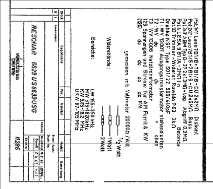 6639USG; Resonar Marke / (ID = 2346851) Radio