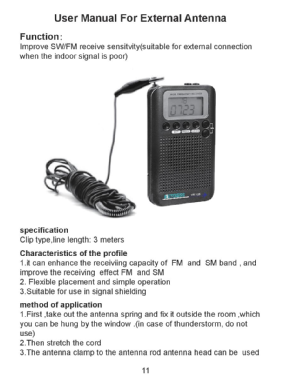 Wide Frequency Receiver TR105; Retekess Technology (ID = 2951320) Radio