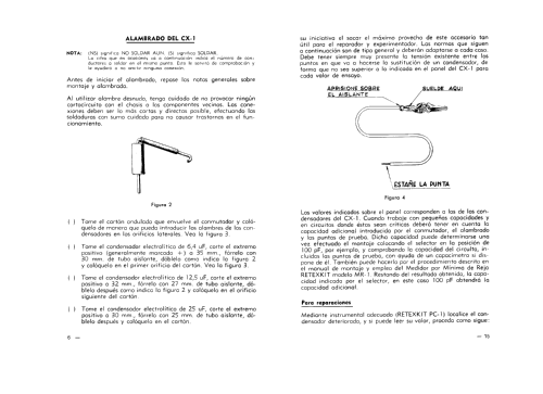Caja de Sustitucion de Condensadores CX-1; Retex S.A.; (ID = 1479003) Ausrüstung