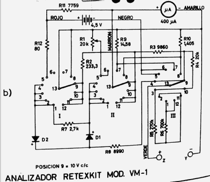 Comprobador Universal VM-1; Retex S.A.; (ID = 2484967) Equipment