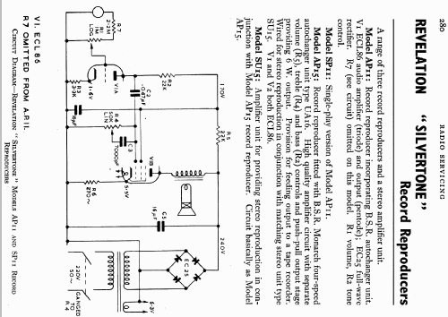 Silvertone SP11; Revelation; Where? (ID = 729856) R-Player