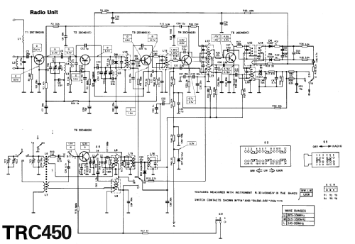 Radio Corder TRC450; RGD Brand, Radio (ID = 1581947) Radio