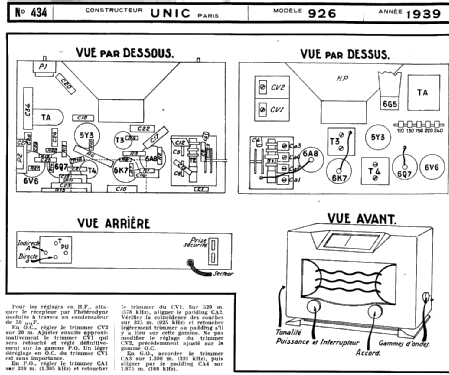 926; Unic-Radio - voir (ID = 219823) Radio