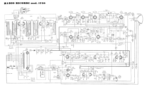 Televisore 1758; Ricordi Radio (ID = 2922959) Television