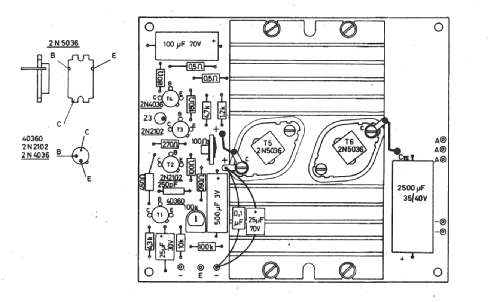 HiFi Endstufen Baugruppe BG-25 S; RIM bzw. Radio-RIM; (ID = 1704479) Verst/Mix