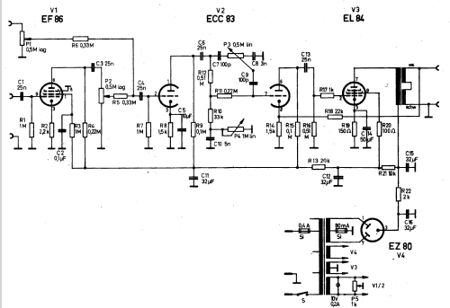 Kleinmischpultverstärker ; RIM bzw. Radio-RIM; (ID = 239349) Ampl/Mixer