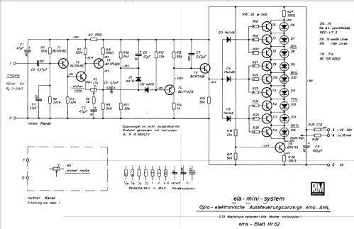 Optoelektronische Aussteuerungsanzeige ems-AML; RIM bzw. Radio-RIM; (ID = 2431875) Misc