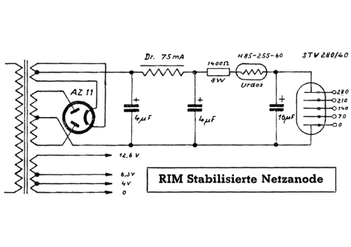 Stabilisierte Netzanode ; RIM bzw. Radio-RIM; (ID = 349896) Kit