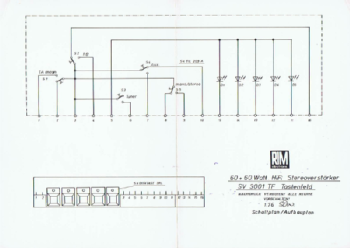 SV 3001; RIM bzw. Radio-RIM; (ID = 1487312) Ampl/Mixer