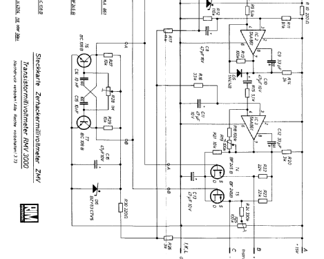 Universal-Voltmeter RMV3000; RIM bzw. Radio-RIM; (ID = 999212) Equipment