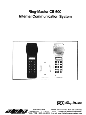 Internal Communications System CB600, AA601; Ring-Master, Ring (ID = 3015694) Misc