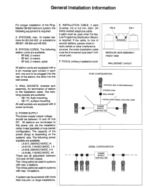 Internal Communications System CB600, AA601; Ring-Master, Ring (ID = 3015706) Misc