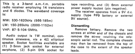 R505; Roberts Radio Co.Ltd (ID = 278065) Radio