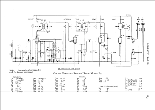 R55; Roberts Radio Co.Ltd (ID = 555588) Radio