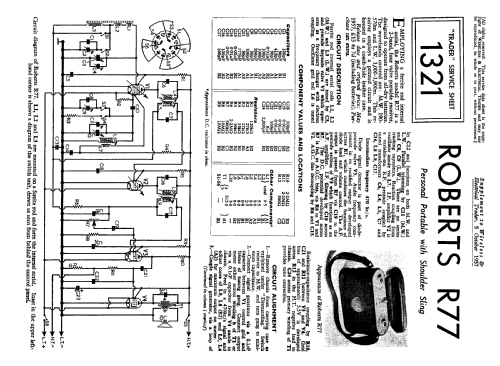 R77; Roberts Radio Co.Ltd (ID = 2317353) Radio