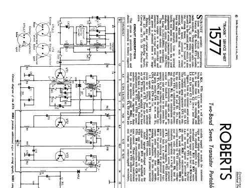 RT8; Roberts Radio Co.Ltd (ID = 1328859) Radio