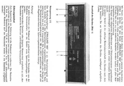 Stralsund RR1002; Robotron Vertrieb (ID = 1985790) Radio