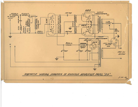 Amplifier B3; Rock-Ola (ID = 2359070) Ampl/Mixer