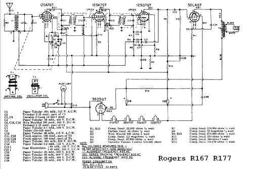 R177 Clipper ; Rogers-Majestic, (ID = 665826) Radio