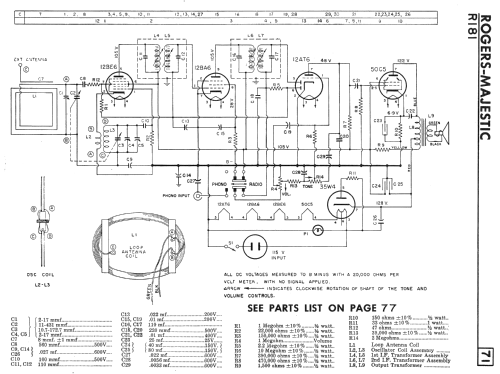 R181B ; Rogers-Majestic, (ID = 2293120) Radio