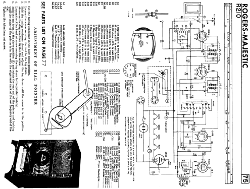 R210 Radio Rogers-Majestic, Standard Radio Manufacturing,, build ...