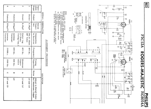 RG8054A ; Rogers-Majestic, (ID = 2280131) Radio