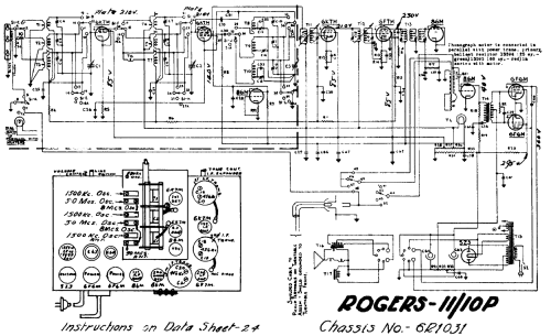 Rogers 11/10P Ch= 6R1031; Rogers-Majestic, (ID = 662129) Radio