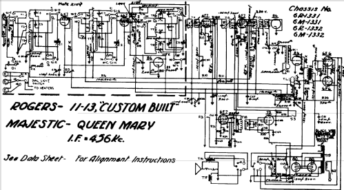 Rogers 11-13 Ch= 6R1331; Rogers-Majestic, (ID = 662702) Radio