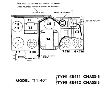 Rogers 11/40 Ch= 6R411; Rogers-Majestic, (ID = 2245383) Radio