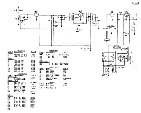 Rogers 11/50 Ch= 6R511; Rogers-Majestic, (ID = 2245476) Radio