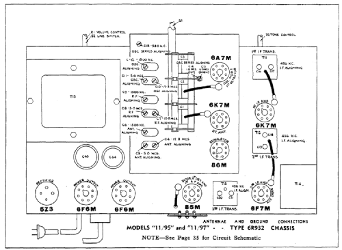 Rogers 11-95 Ch= 6R932; Rogers-Majestic, (ID = 2246067) Radio