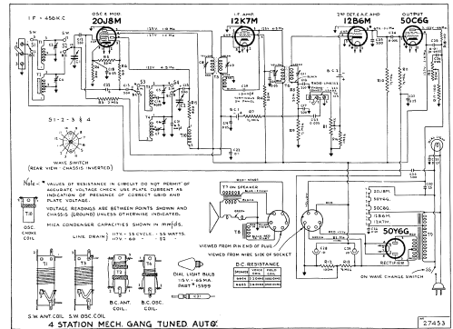 Rogers 15/54A Ch= 9R523; Rogers-Majestic, (ID = 2241444) Radio