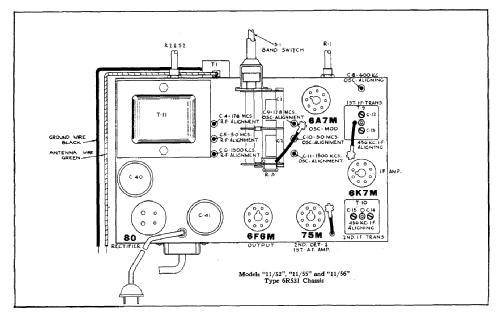 Rogers Eleven-52 Ch= 6R531; Rogers-Majestic, (ID = 2245484) Radio