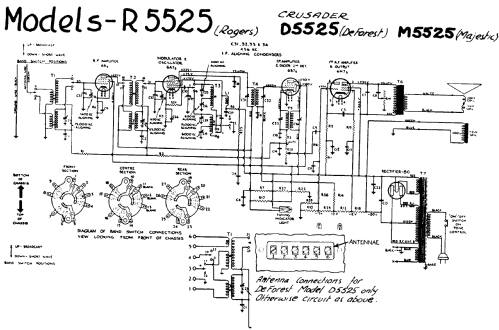 Rogers R5525 ; Rogers-Majestic, (ID = 659273) Radio